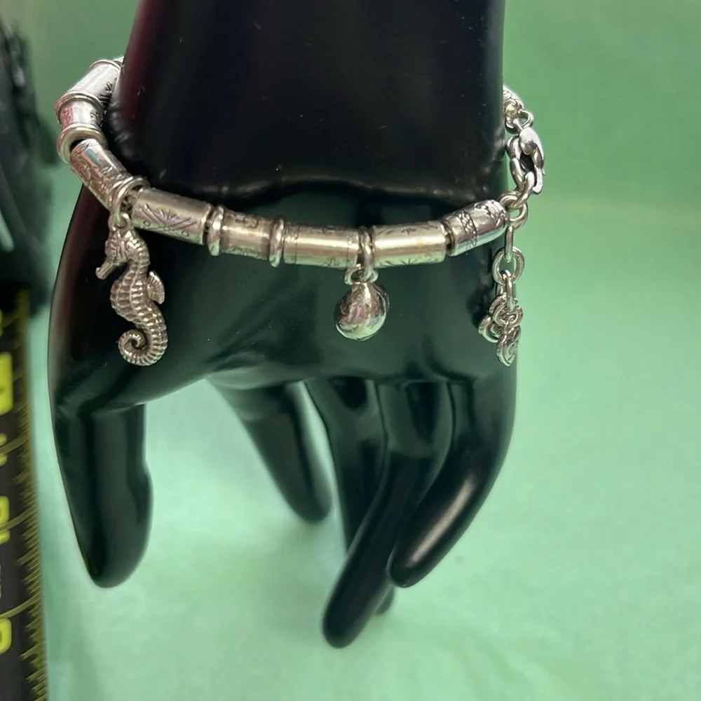 Brighton Under the Sea Barrel Charm Bracelet RETIRED - Picture 3 of 9